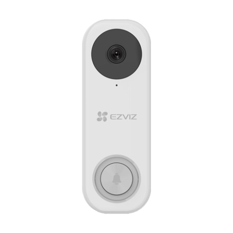 Kit sonerie video EZVIZ, conexiune Wi-Fi, rezolutie 3k, acumulator 5200mAh, PIR detectie miscare, unghi vizualizare ultra-larg, slot SDcard CS-DB2-Pro-3K [6]