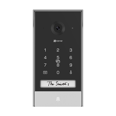 Kit video-interfon, Monitor tactil 7 inch, camera 2K, IR 5m, SDcard, Wi-Fi5, Panou Solar - EZVIZ CS-EP7-3MP-SP [6]