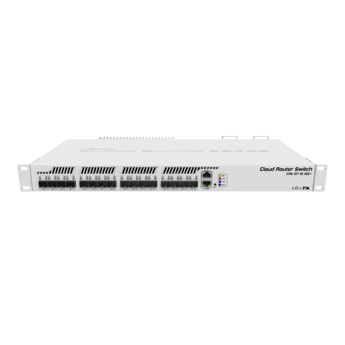 Retelistica - Management Switch 16 x SFP+ 10Gbps, 1 x Gigabit - Mikrotik CRS317-1G-16S+RM