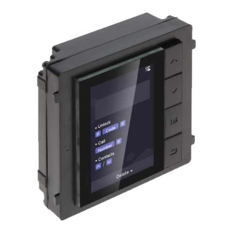 Modul afisaj LCD TFT pentru Interfon modular - HIKVISION DS-KD-DIS [4]