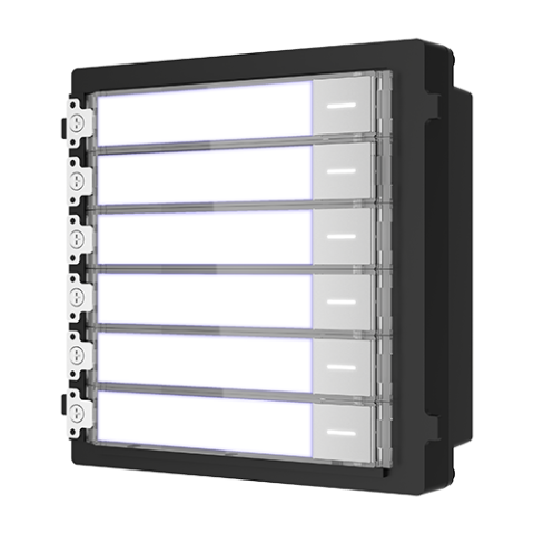 Interfoane - Modul extensie afisaj 6 familii pentru Interfon modular - HIKVISION DS-KD-KK