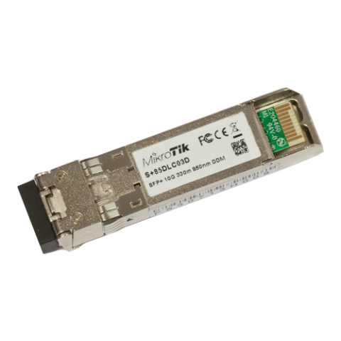 Echipamente active FO - Modul SFP+ 10G MM 300m 850nm Dual LC-connector - Mikrotik S+85DLC03D