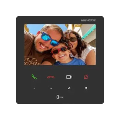 Posturi interioare - Monitor videointerfon TCP/IP, TFT LCD 4.3 inch touch screen 9 butoane, PoE, WiFi - HIKVISION DS-KH6110-WE1