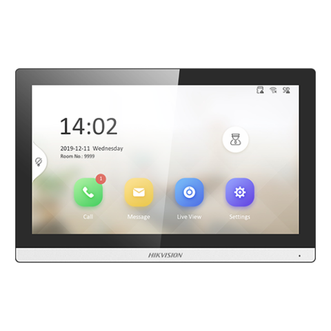 Monitor videointerfon TCP/IP, Wi-Fi, ecran LCD 7', Alarma - HIKVISION DS-KH6350-WTE1 [2]