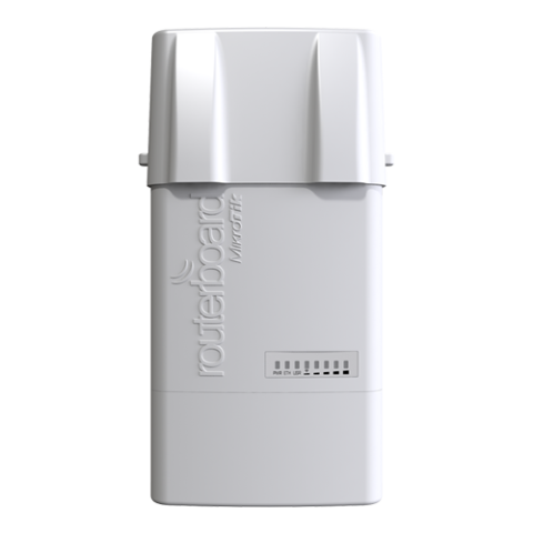 Transmisie wireless IP - NetBox 5, 1 x Gigabit, 802.11ac 2x2 5Ghz, PoE, outdoor, rail mount - MikroTik RB911G-5HPacD-NB