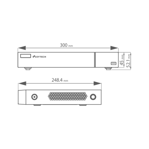 NVR 4 canale IP 5MP - ASYTECH seria VT VT-N1304H [7]