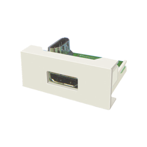 Canal cablu cu accesorii - Panel echipat cu socket HDMI 1.4 (1 modul) - DLX DLX-245-63