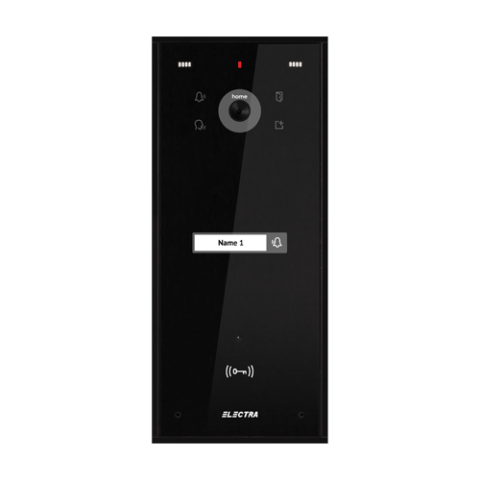 Panou exterior video Home pentru 1 Familie - SMART, G3, montaj aparent, NEGRU - ELECTRA VPH.01S03.ELBTL [1]