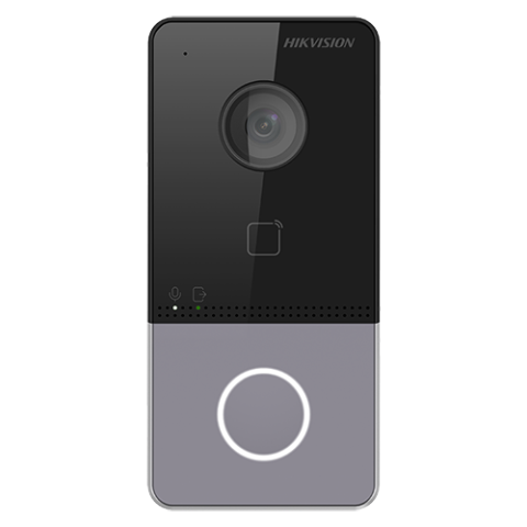 Panou exterior videointerfon TCP/IP, Wi-Fi 2.4GHz, 1 familie, control acces integrat - HIKVISION DS-KV6113-WPE1 [1]