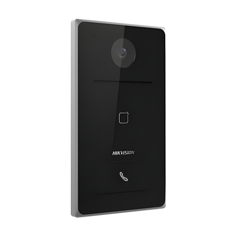 Panou exterior videointerfon TCP/IP, Wi-Fi, 2MP, IR 2.5m, 1 familie, montaj aparent, PoE - HIKVISION DS-KV6133-WME1-Aparent [4]