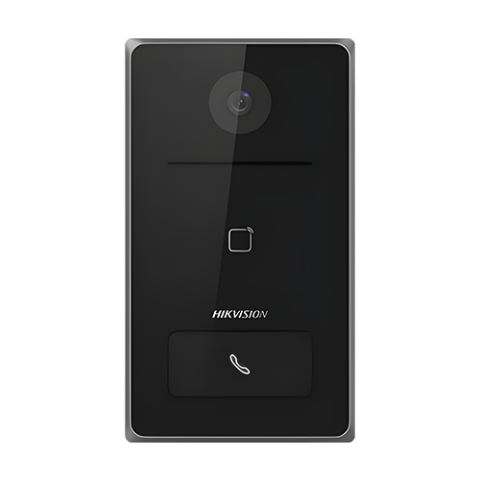 Panou exterior videointerfon TCP/IP, Wi-Fi, 2MP, IR 2.5m, 1 familie, montaj ingropat, PoE - HIKVISION DS-KV6133-WME1-Ingropat [3]