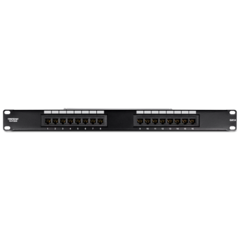 Patch Panel 16 porturi RJ45 UTP, Cat6 - TRENDnet TC-P16C6 [2]