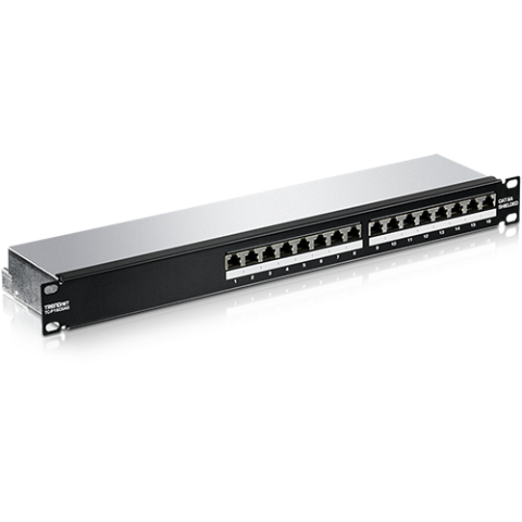 Patch Panel 16 porturi RJ45 UTP, Cat6a, Ecranat, 1U - TRENDnet TC-P16C6AS [5]