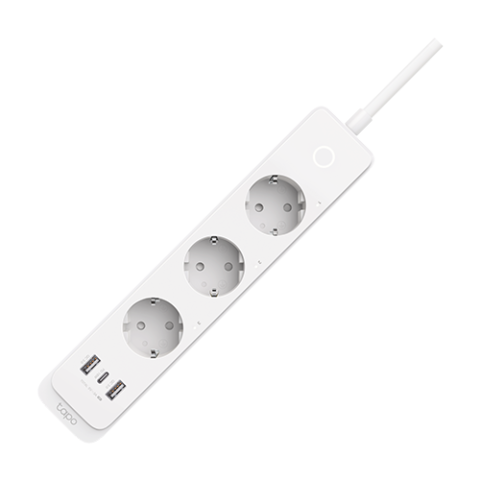 Prelungitor Wi-Fi Smart, 3 prize, 1 x USB-C, 2 x USB-A - TP-Link Tapo TapoP300 [1]