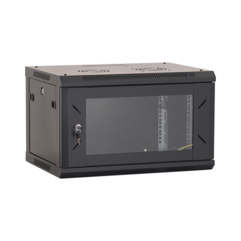 Cabinete metalice (rack-uri) - Rack perete 4U 19'' 600x600, capacitate incarcare 80 Kg, negru - ASYTECH Networking ASY-4U-6060W