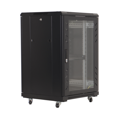 Rack podea 27U 19' 600x600, capacitate incarcare 500 Kg, negru - ASYTECH Networking ASY-27U-6060E [5]