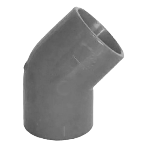 Racord ABS 45Â° gri pentru teava de 25 mm, 10 bucati - Honeywell PIP-006-G [1]