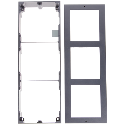 Rama montaj aparent, 3 module, pentru Interfon modular - HIKVISION DS-KD-ACW3 [4]
