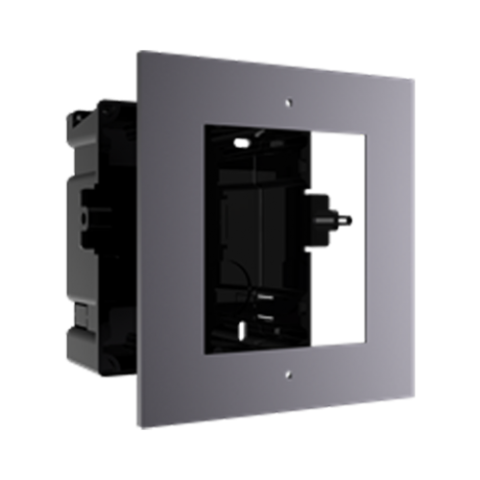 Accesorii interfoane - Rama montaj ingropat, 1 modul, pentru Interfon modular - HIKVISION DS-KD-ACF1