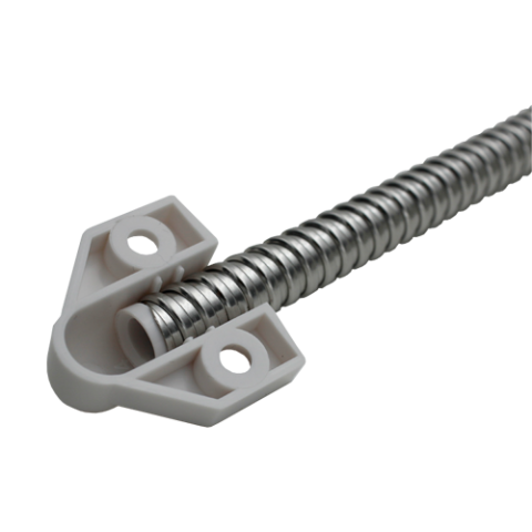 Set legatura flexibila din inox, capete din plastic vopsit alb, 400 x 6 mm CSL-400-2 [5]