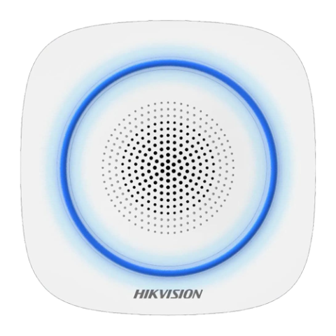 Sirene - Sirena wireless AX PRO de interior cu led albastru, 868Mhz - HIKVISION DS-PS1-I-WE-B