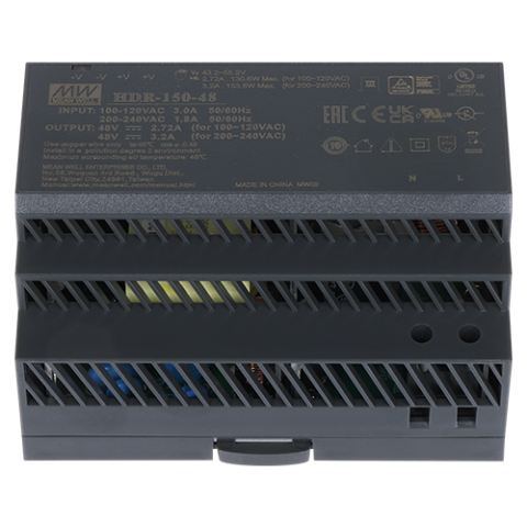 Sursa alimentare 48V DC, 3.2A, 150W, montaj sina DIN - HIKVISION DS-KAW150-4N [7]