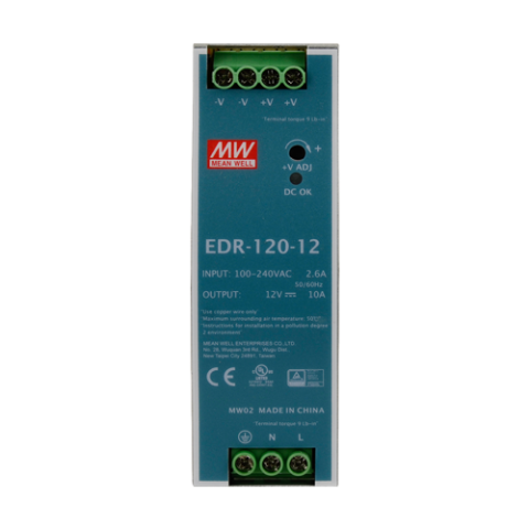 Sursa de alimentare in comutatie, 12V / 10A, sina DIN - MEAN WELL EDR-120-12 [1]