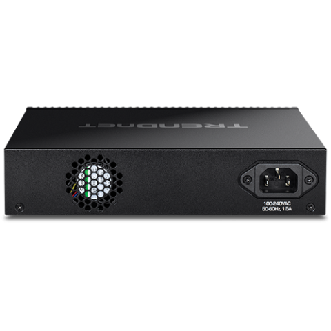 Switch 12 porturi SFP+ 1/10G, 1 x consola RJ45, management, 1U - TRENDnet TL2-F7120 [6]