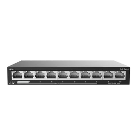 Switch 8 porturi PoE, 2 porturi uplink RJ45 - UNV NSW2020-10T-POE-IN [2]
