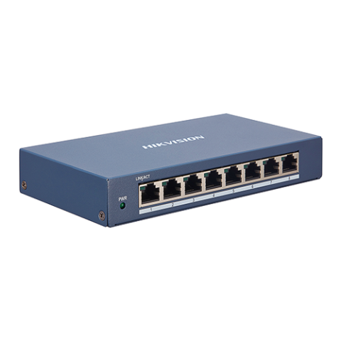 Switch-uri de retea - Switch L2, 8 x RJ45 1G, Smart Management- HIKVISION DS-3E1508-EI