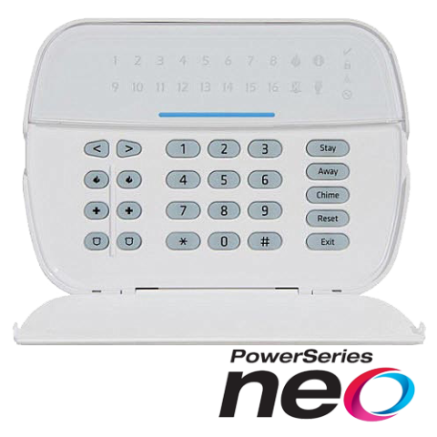 Tastatura LED, cablata, 16 zone, SERIA NEO - DSC HS2LEDE1 [1]