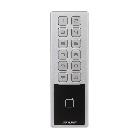 Terminal control acces cu tastatura, card M1, Bluetooth, Wi-Fi, Alarma - HIKVISION DS-K1T805MBWX [3]