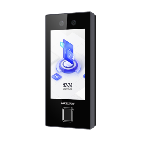Control acces - Terminal control acces recunoastere faciala, ecran 4.5 inch, M1, Amprenta, WiFi, PoE - HIKVISION DS-K1T344MBFWX-E1
