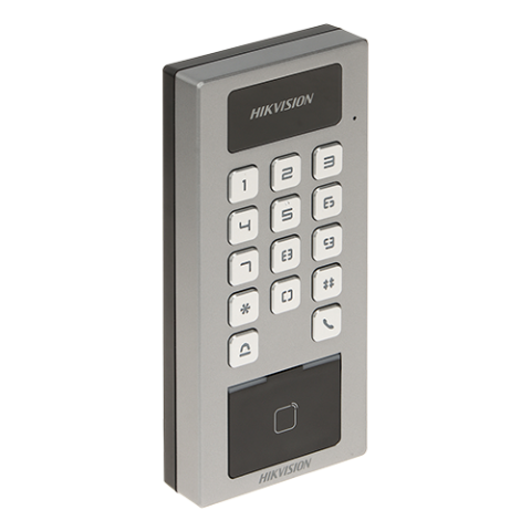 Terminal control acces si interfon cu tastatura, cititor card, Bluetooth, Wi-Fi, Alarma - HIKVISION DS-K1T502DBWX [4]