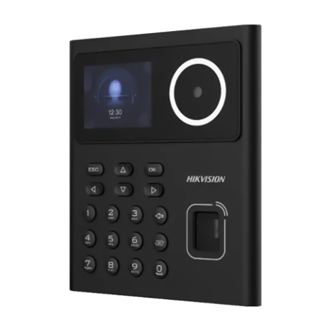 Terminal standalone control acces cu Recunoastere faciala, Amprenta, Card MIFARE si PIN, camera 2MP, ecran LCD color 2.4 inch - HIKVISION DS-K1T320MFWX [4]