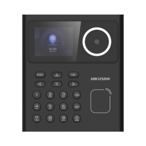 Control acces - Terminal standalone control acces cu Recunoastere faciala, Card MIFARE si PIN, camera 2MP, ecran LCD color 2.4 inch - HIKVISION DS-K1T320MWX