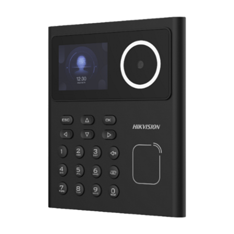 Terminal standalone control acces cu Recunoastere faciala, Card MIFARE si PIN, camera 2MP, ecran LCD color 2.4 inch - HIKVISION DS-K1T320MWX [4]