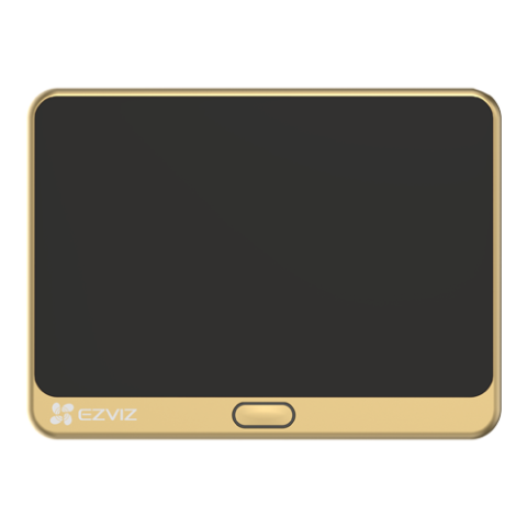 Vizor electronic smart, Wi-Fi, FullHD, monitor 4.3 inch, sonerie, acumulator 4600mAh, Auriu - EZVIZ CS-DP2C-Golden [1]