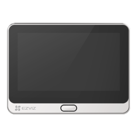 Vizor electronic smart, Wi-Fi, FullHD, monitor 4.3 inch, sonerie, acumulator 4600mAh, PIR - EZVIZ CS-DP2C-Silver [1]
