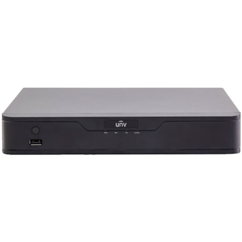 XVR seria Easy Hibrid, 16 canale AnalogHD 8MP + 8 canale IP 8MP, Audio over coaxial, Alarma, H.265 - UNV XVR302-16Q3 [1]
