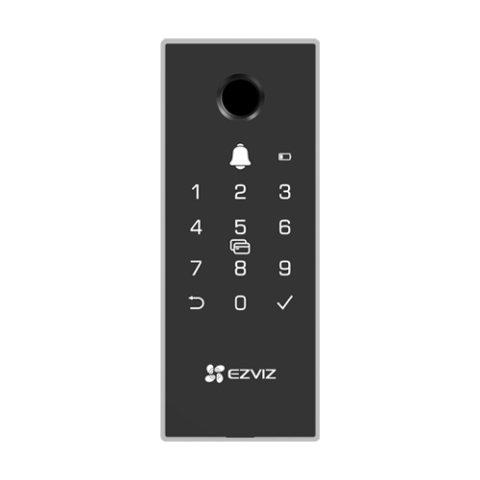 Yala inteligenta, Wi-Fi, multiple metode de deblocare, sonerie incorporata, alarma anti-furt - EZVIZ CS-DL03(WBCP) [7]