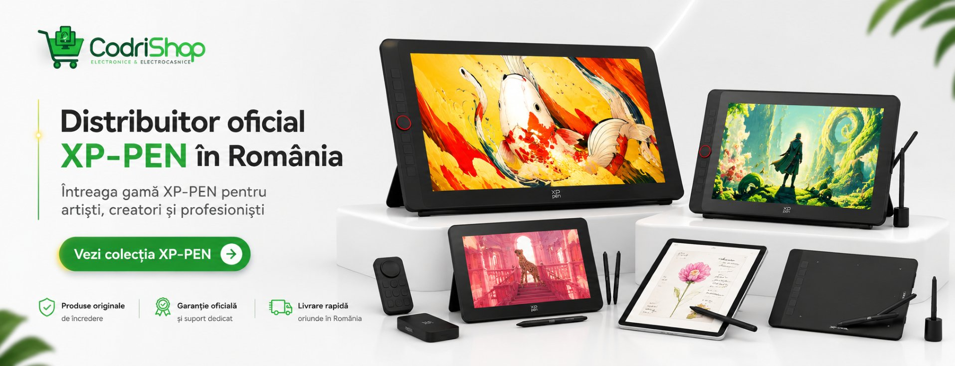 Banner Carusel 2 - Distribuitor oficial XP-PEN in Romania