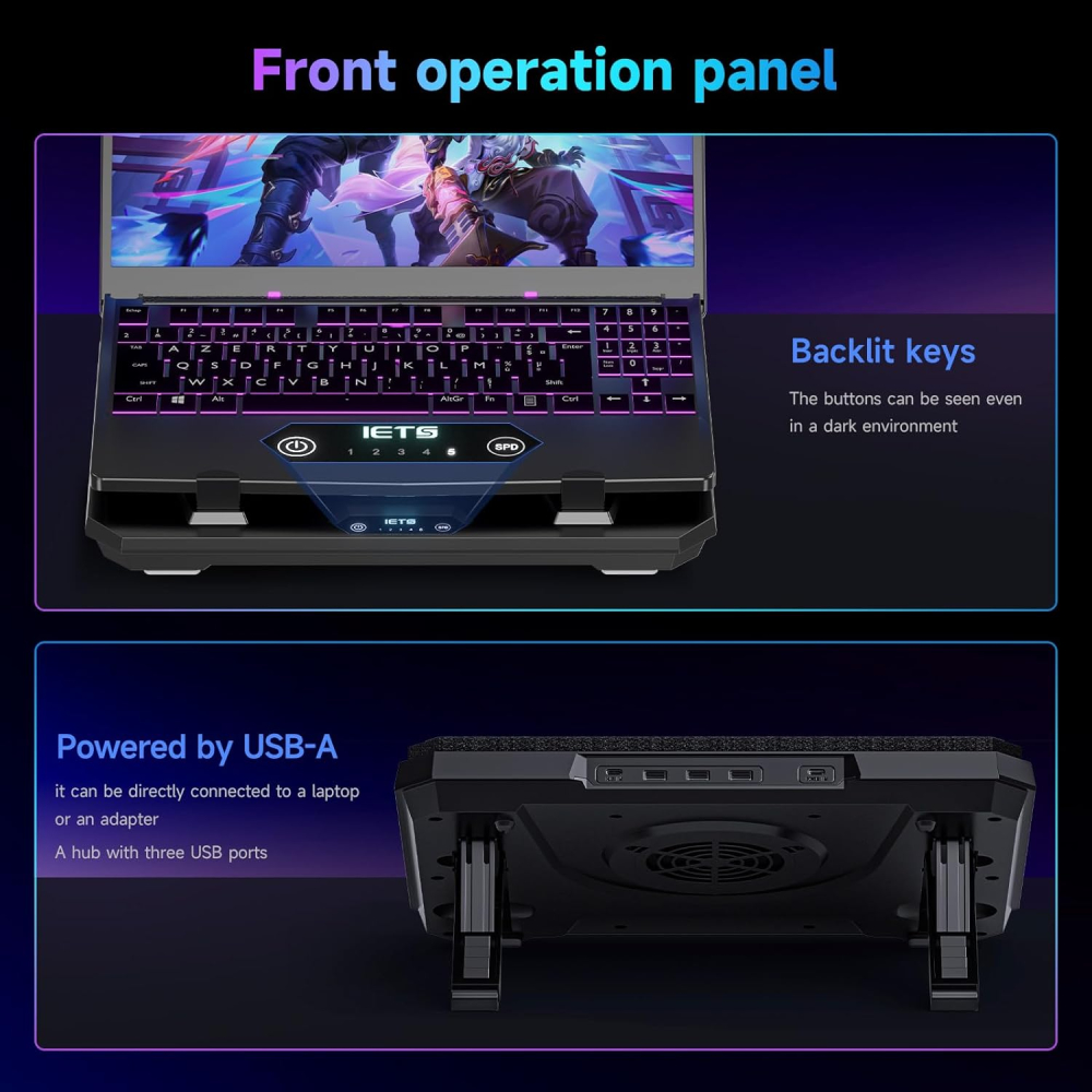 Cooler Laptop IETS GT300B1 [6]