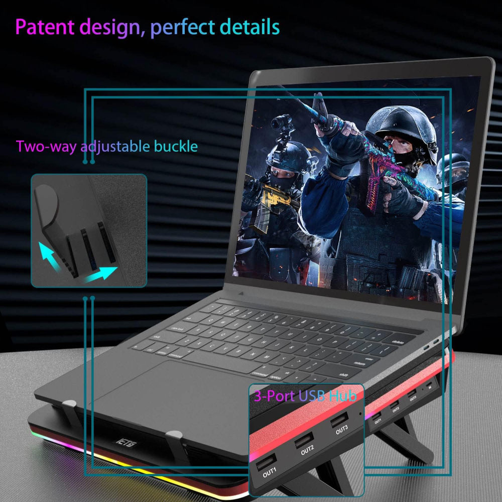 Cooler Laptop IETS GT500V2 [7]