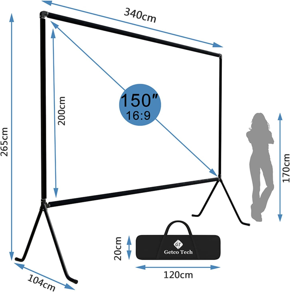 GT GETCO TECH 150 Inch Drept [4]