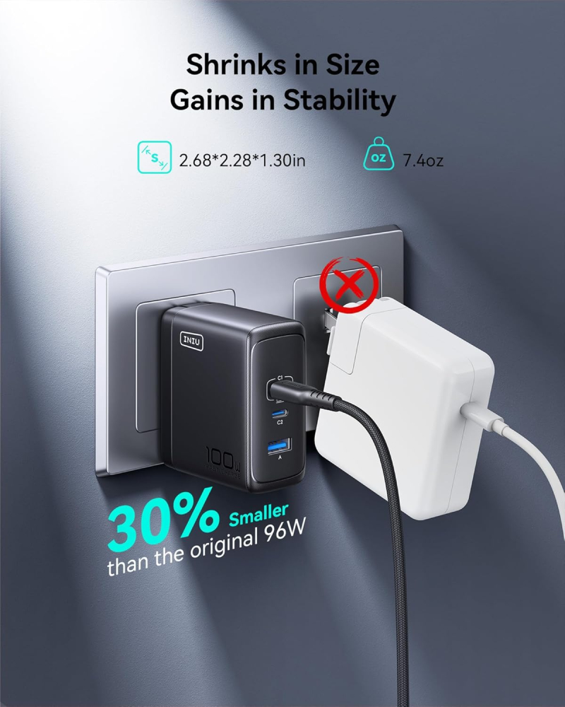 Incarcator INIU USB-C - 3 Porturi [6]