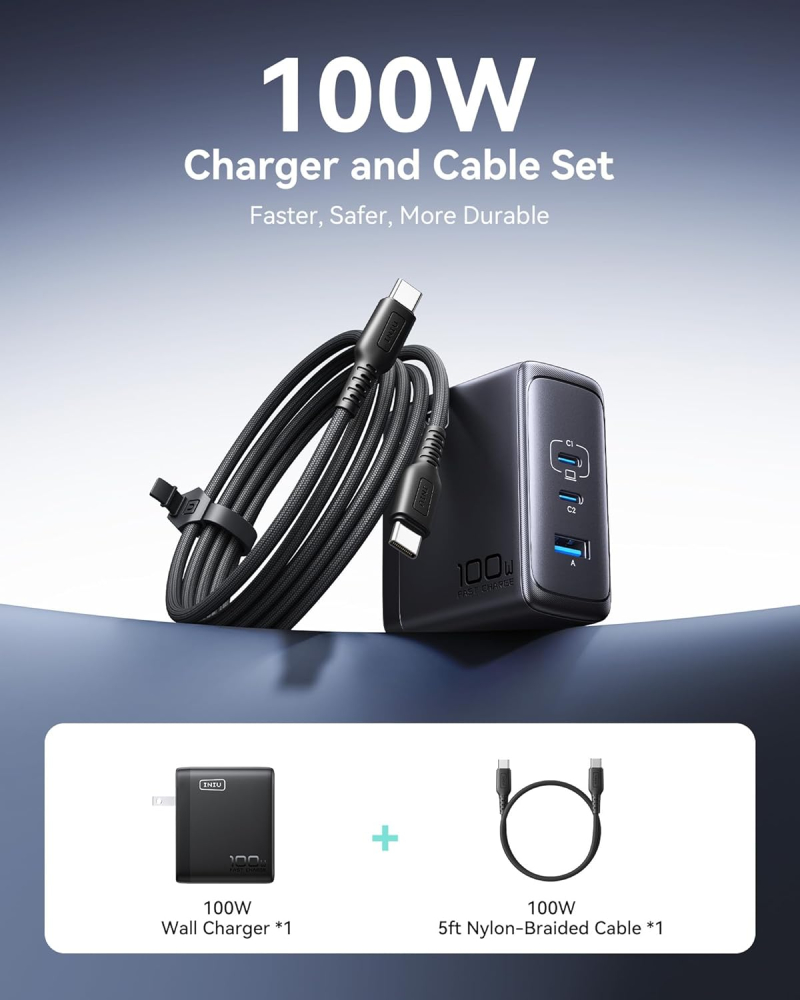 Incarcator INIU USB-C - 3 Porturi [4]