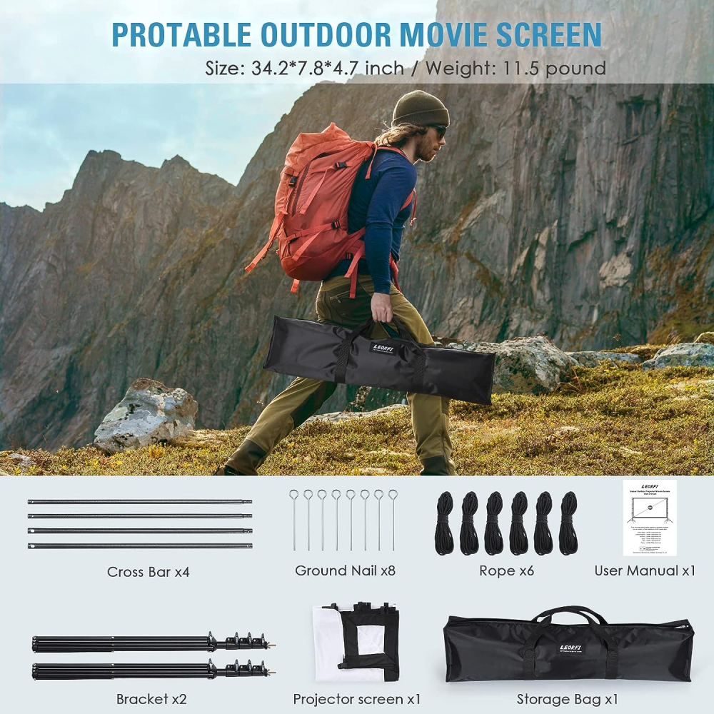 LEORFI 150 Inch cu Suport [4]