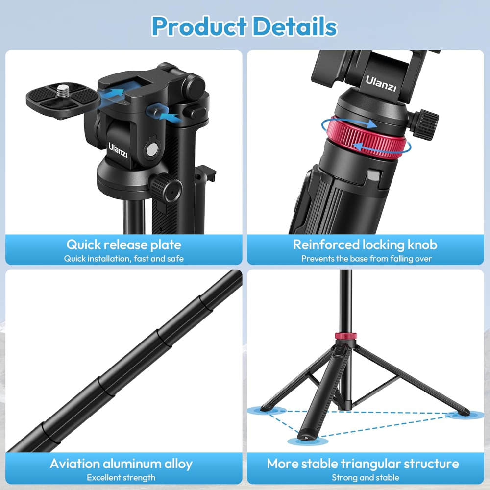 Selfie Stick ULANZI MT-78 3-in-1 [7]