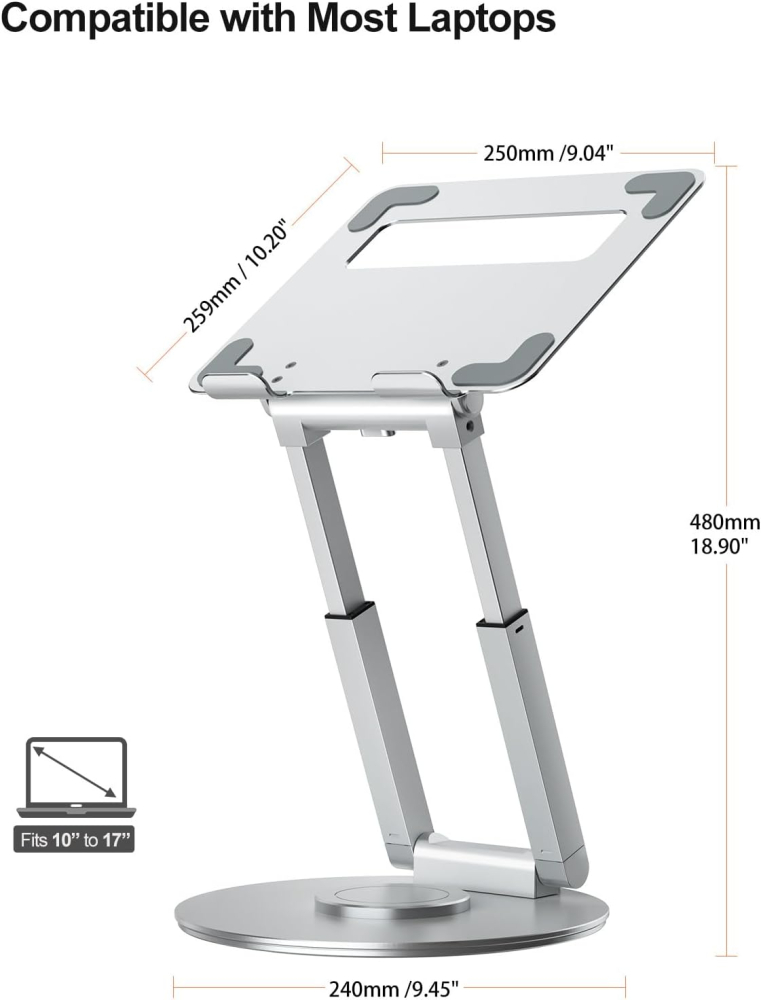 Stand Laptop Tounee LS07 EXPRO - Alb [4]